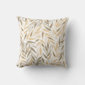 Coussin Feuilles de brindilles. (Recto)