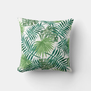 Coussin Feuilles de la jungle tropicale
