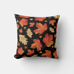 Coussin Feuilles de l'érable d'automne Thanksgiving Motif