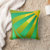 Coussin Feuilles de menthe sur Melon de miel flottant en C (Couverture)