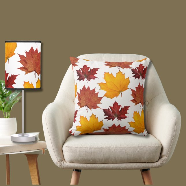 Coussin Feuilles d'érable de l'automne (Créateur téléchargé)