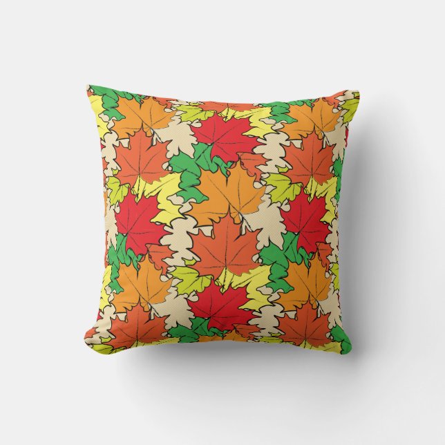 Coussin Feuilles d'érable I (Recto)