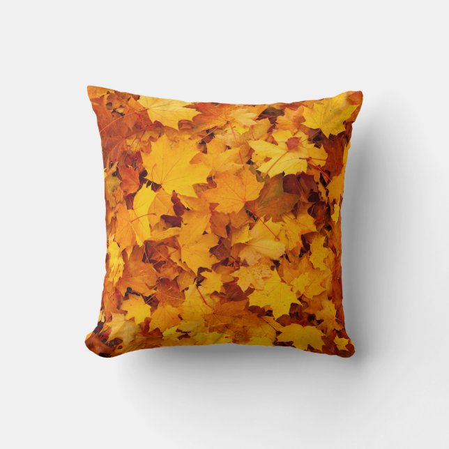 Coussin Feuilles d'été indiens (Recto)