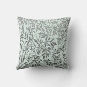 Coussin Feuilles du 25e anniversaire de Mariage d'argent (Verso)