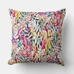 Coussin Feuilles en verre lisse