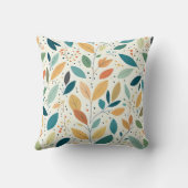 Coussin feuilles et points (Verso)