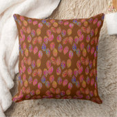 Coussin Feuilles glacés dans la boue (Couverture)