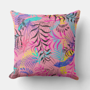Coussin Feuilles tropicaux