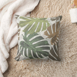 Coussin Feuilles tropicaux de Palm