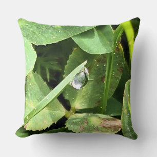 Coussin Feuilles Vertes Roumanie - Art mural de feuillage