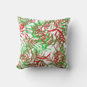 Coussin Feuilles verts
