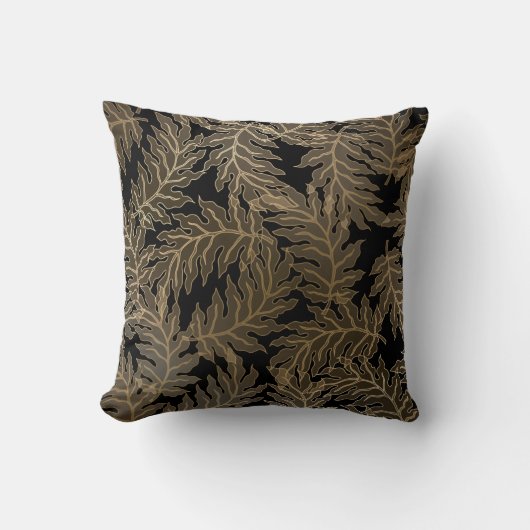 Coussin Feuilles vintage Baroque (Recto)