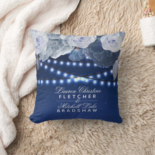 Coussin Feux à cordes Mariage photo (Couverture)