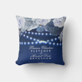 Coussin Feux à cordes Mariage photo (Recto)