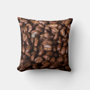 Coussin Fèves de café Background abstract, arôme, arrière