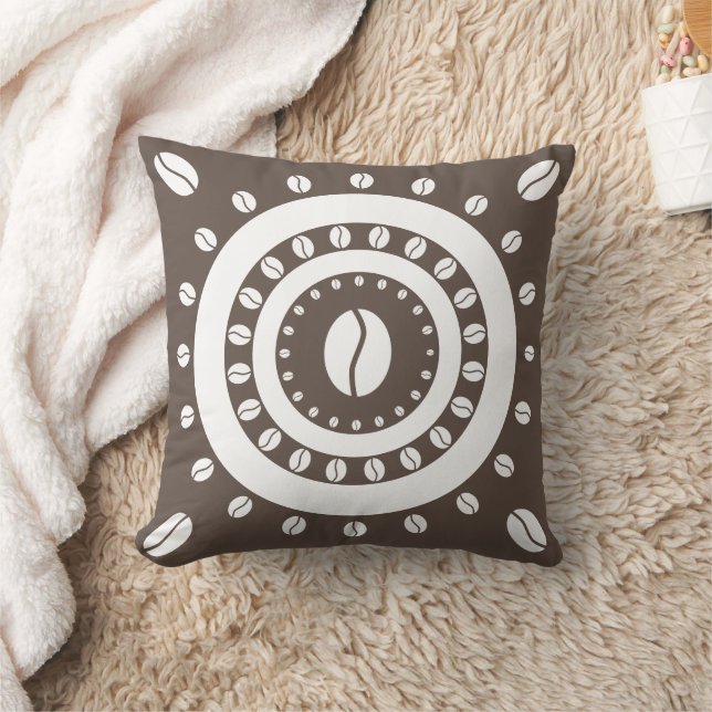 Coussin fèves de café kaleido (Couverture)