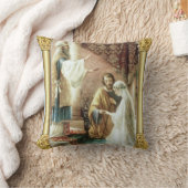 Coussin Fiançailles de mariage de prêtre de jeune mariée (Couverture)