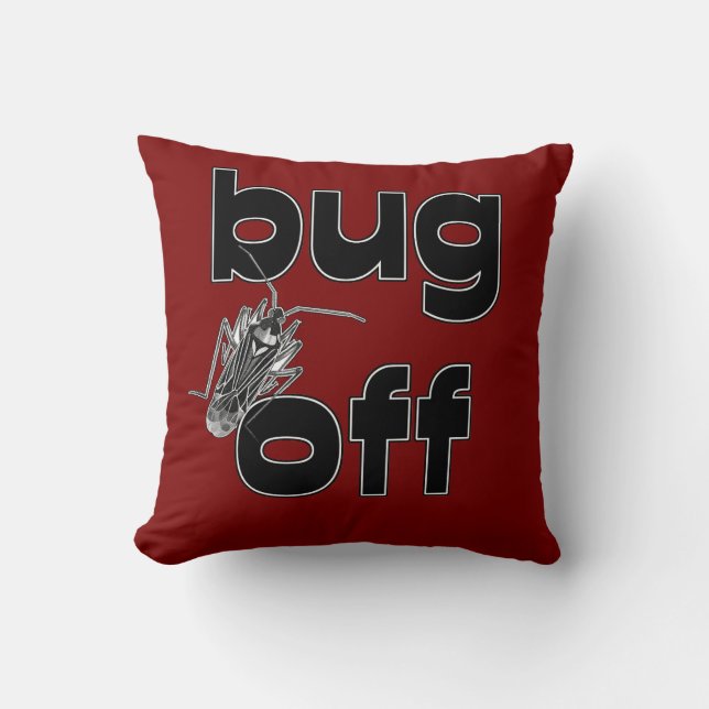Coussin Fiche le camp (Recto)