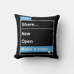 Coussin Fichier faire une copie de l'informatique