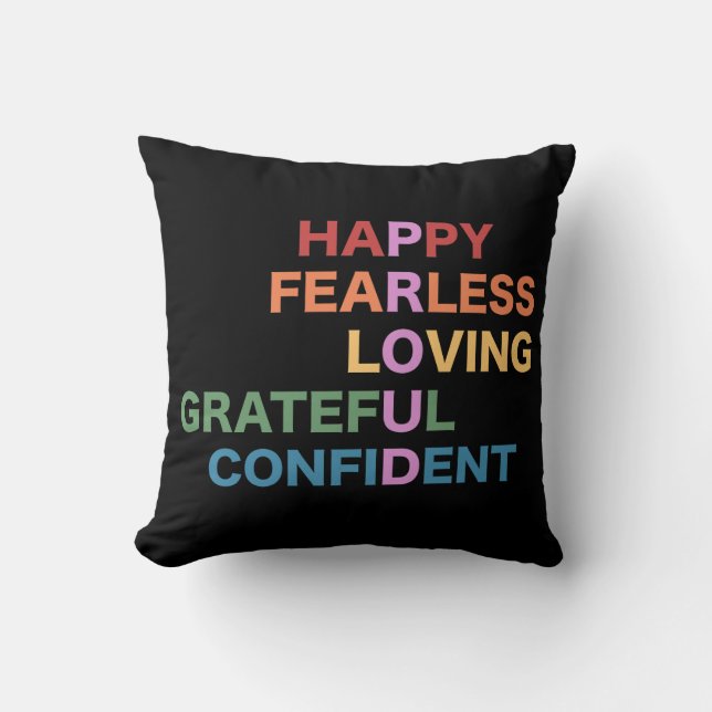 Coussin FIER 16 x 16 (Recto)