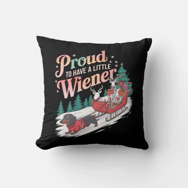 Coussin Fier D'Avoir Un Peu Plus Épuré (Recto)