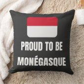 Coussin Fier d'être monégasque (Couverture)