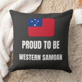 Coussin Fier d'être Samoan occidental (Couverture)
