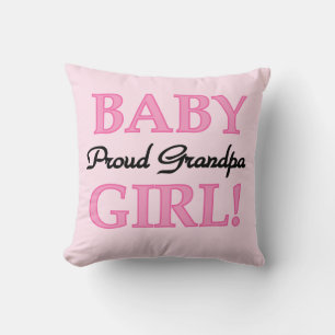 Coussin Fier Grand-Père Bébé Cadeaux Fille