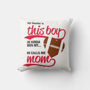 Coussin Fier maman de baseball