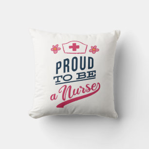Coussin Fière d'être infirmière