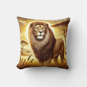 Coussin Fière Lion