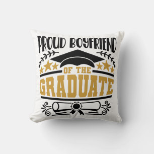 Coussin Fière Petite Amie Du Diplômé