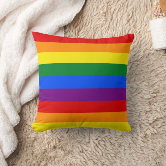 Coussin Fierté arc-en-ciel (Couverture)