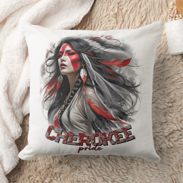 Coussin Fierté de Cherokee (Couverture)
