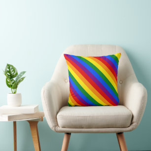 Coussin Fierté de l'arc-en-ciel Diversité Égalité des droi