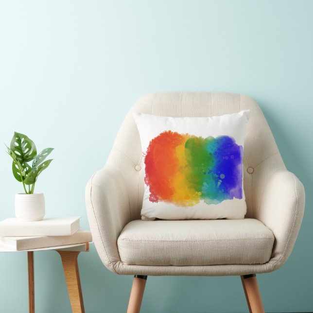 Coussin Fierté moderne de SlipperyJoe éclaboussure d'énerg (Chaise)