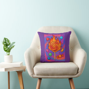 Coussin Fiery Lollipop