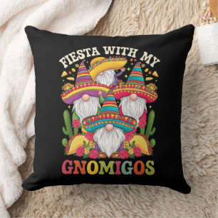 Coussin Fiesta Avec Mes Gnomigos Gnome Cinco De Mayo