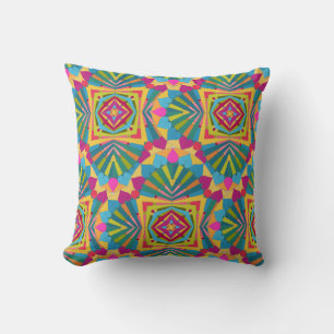 Coussin Fiesta des couleurs ! Conception Mandala