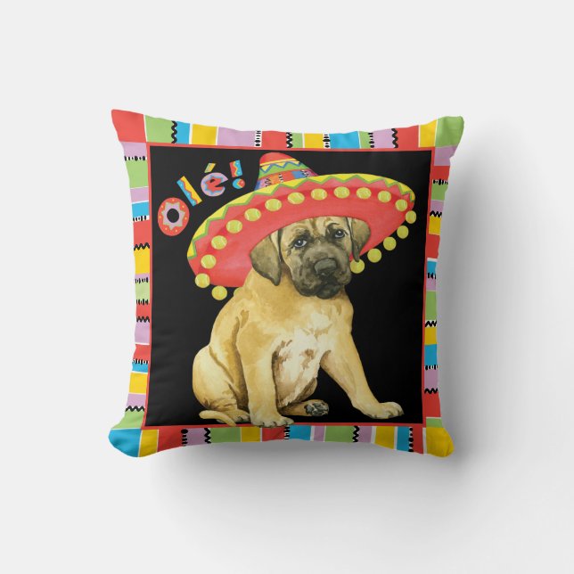Coussin Fiesta Mastiff (Recto)