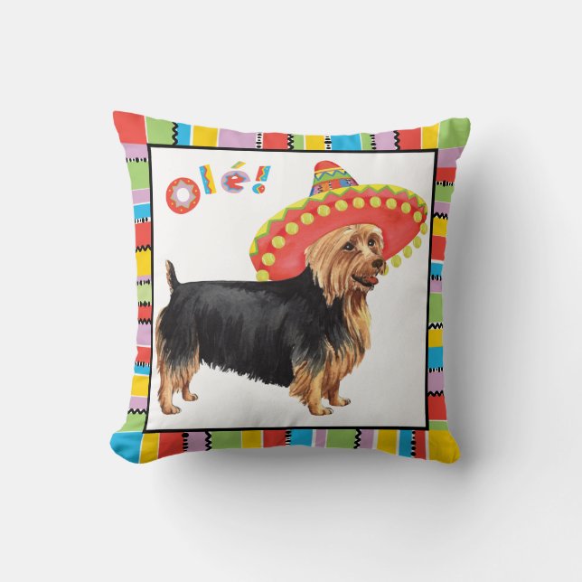Coussin Fiesta Terrier australien (Recto)