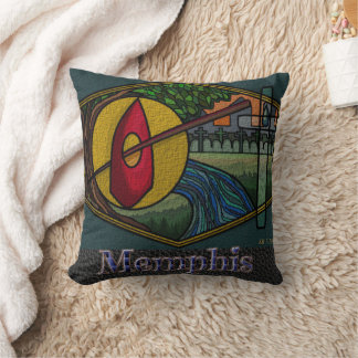 Coussin Fièvre Memphis-Jaune-Coussin