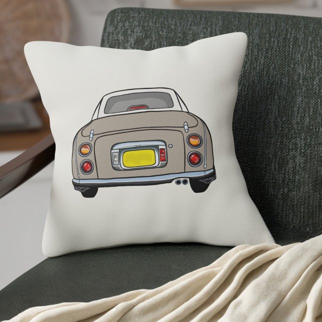 Coussin Figarations Jolie Topaz Mist Figaro Crème Voiture (A cute topaz mist figgy pillow for your car or your home)