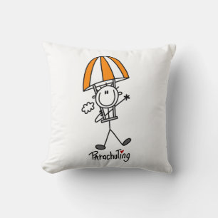 Coussin Figure de bâton de parachutisme