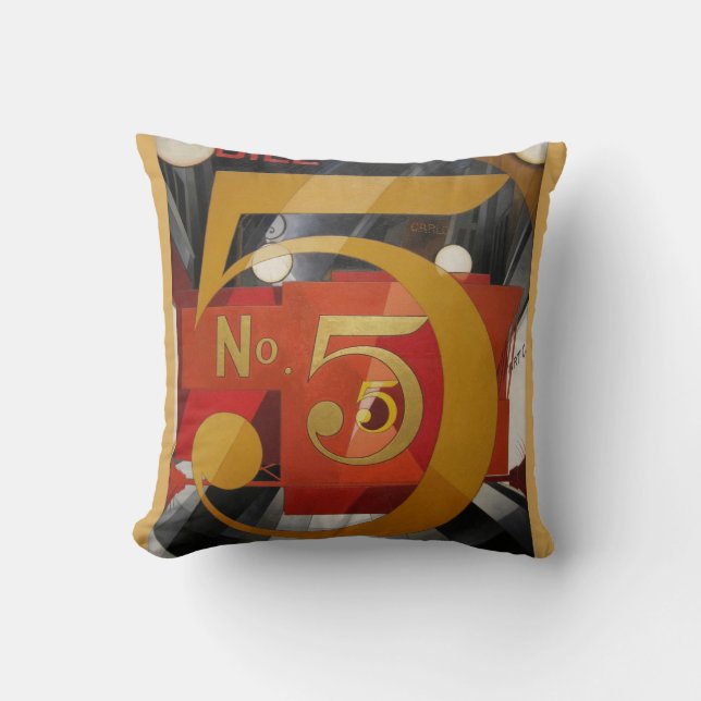 Coussin Figure de Cudern Art moderne (Recto)