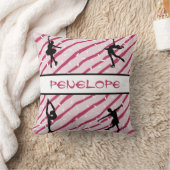 Coussin Figure Patinage Girl Pepperment Sprinkle Rose (Couverture)