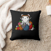 Coussin Fil de chat Tricot Cute Kitten Animal (Couverture)