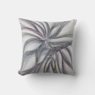 Coussin Filigree Motions Moderne Abstrait Fractal Balançan