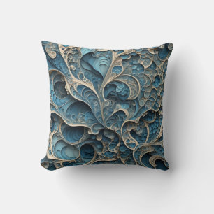 Coussin Filigree turquoise