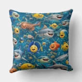 Coussin Filing sea creatures decorative (Verso)